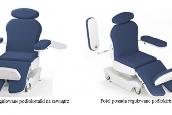 Fotel do dializ DC 04-S - funkcje fotela