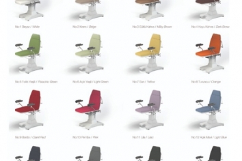 Kolorystyka foteli ginekologicznych OT03-S