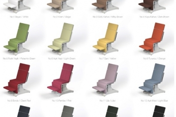 Stół zabiegowy ST 04 - S - kolorystyka