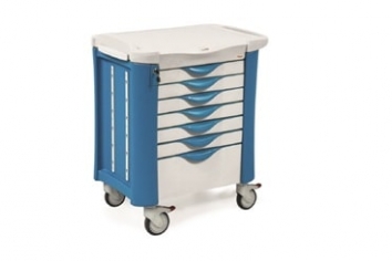 Wózek na leki MC 7-mio szufladowy