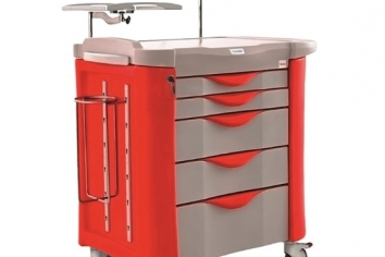 Wózek reanimacyjny EC 5-cio szufladowy - 1