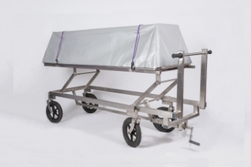 Wózek do przewożenia zwłok  ZTP -2 pokrywa z PCV