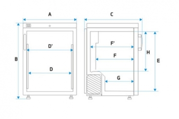 Chłodziarka na leki - wymiary
