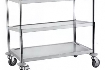 Wózek 3- półkowy stali nierdzewnej