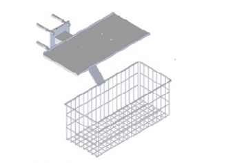 Półka pod kardiomonitor montowana do ściany