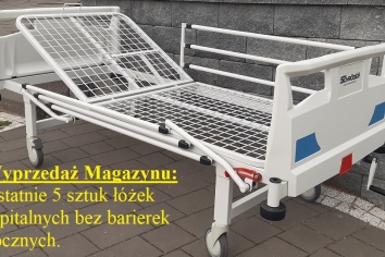 Łóżko 2-segmentowe CURA 120PL BEZ BARIEREK BOCZNYCH