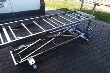 Wózek z podnoszeniem hydraulicznym nozycowy